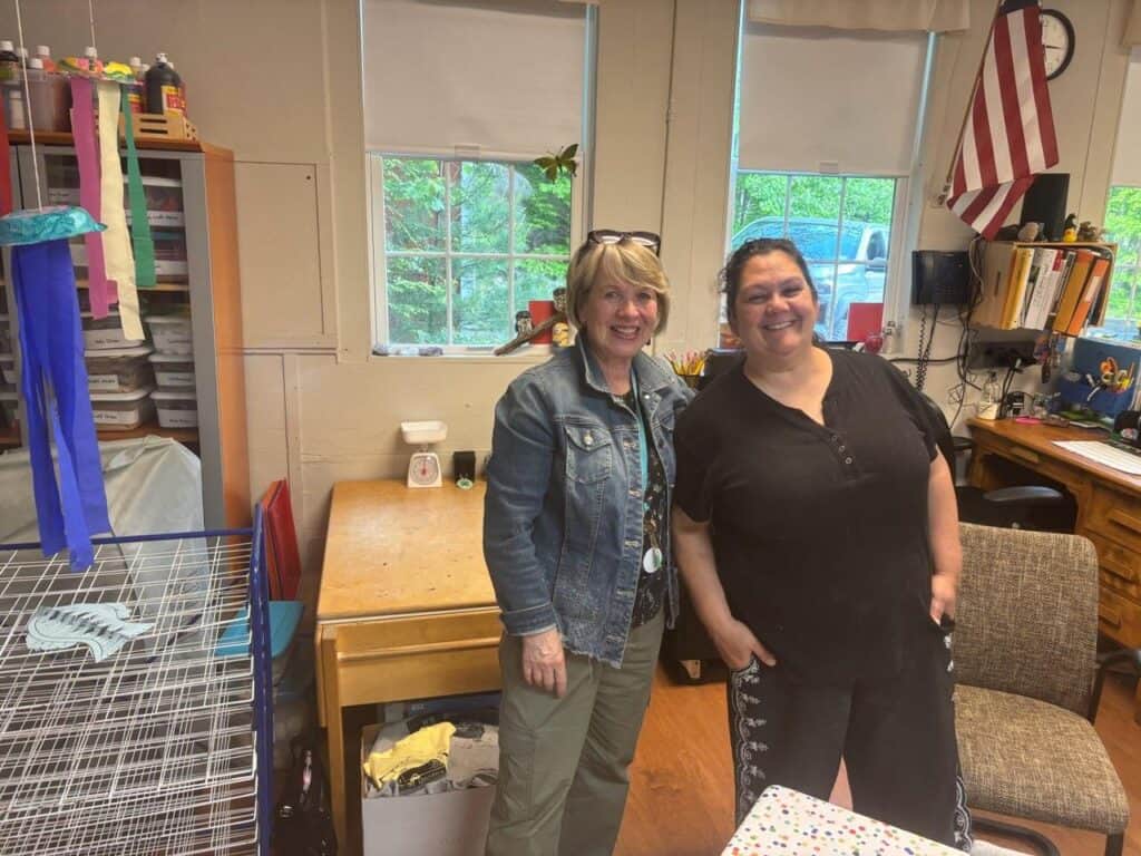CVS instructors at senior reception
