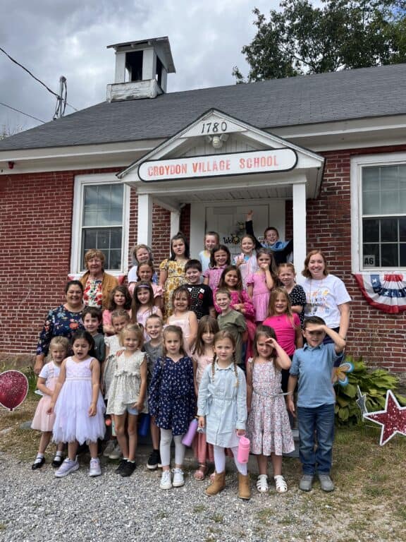 Group photo in front of CVS