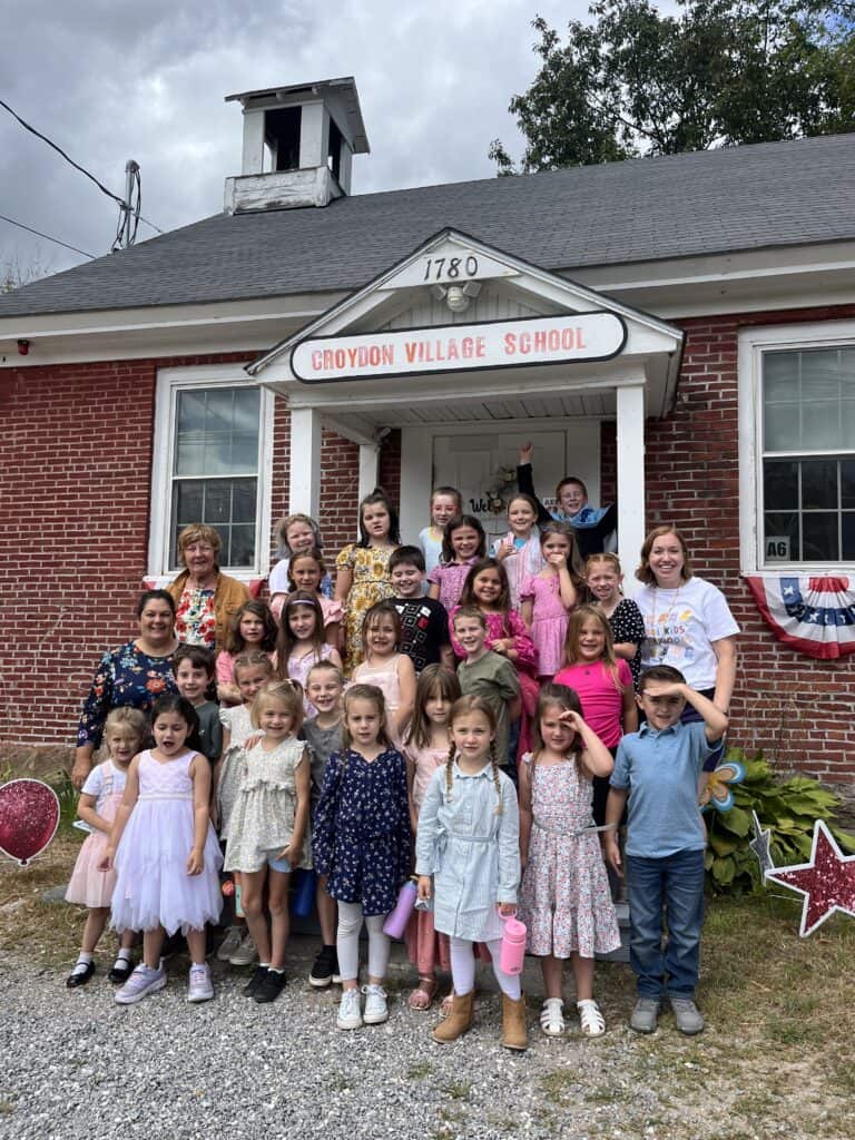 Group photo in front of CVS
