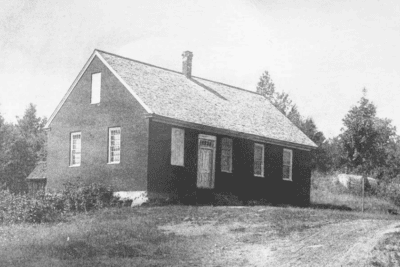Earliest photo on record of Croydon Village School.